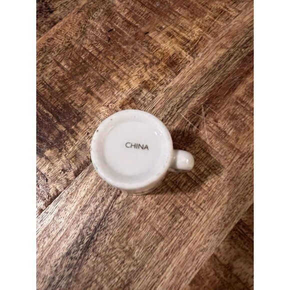 Chicago Blackhawks Mini Porcelain Mug Cup Crazy NHL 1.25" - Picture 6 of 7